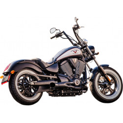 Изпускателна система 2 в 1 HOT ROD неръждаема стомана черна TRASK PERFORMANCE TM-3034BK