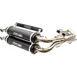 Двойна изпускателна система черна TRINITY RACING TR-4119D-BK