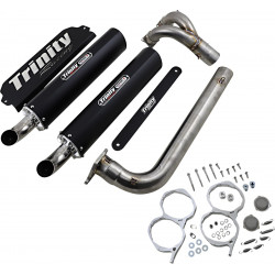 Изпускателна система RZR PRO XP BLK TRINITY RACING TR-4174D-BK