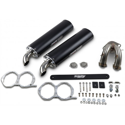 Глушител XP1000 BLK TRINITY RACING TR-4118S-BK Глушител XP1000 BLK TRINITY RACING TR-4118S-BK