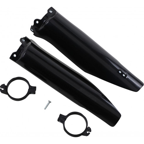 Протектори за вилката KAWASAKI KX125/250/KFX250 черни UFO PLAST KA03760#001 Протектори за вилката KAWASAKI KX125/250/KFX250 черни UFO PLAST KA03760#001