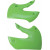Предпазители за радиатор KAWASAKI KX65/KLX110 KX-GREEN UFO PLAST KA03733#026 thumb