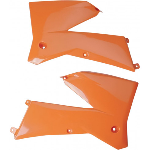 Предпазители за радиатор KTM SX/SX-F/EXC оранжеви UFO PLAST KT03084#127 Предпазители за радиатор KTM SX/SX-F/EXC оранжеви UFO PLAST KT03084#127