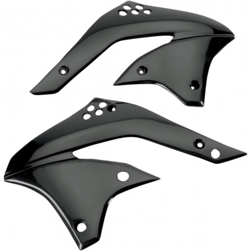 Капаци на радиатора KAWASAKI KXF450 черни UFO PLAST KA03770#001 Капаци на радиатора KAWASAKI KXF450 черни UFO PLAST KA03770#001