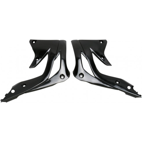 Капаци на радиатора KAWASAKI KXF450 черни UFO PLAST KA04719#001 Капаци на радиатора KAWASAKI KXF450 черни UFO PLAST KA04719#001