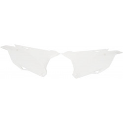 Странични панели KAWASAKI KX85 бели UFO PLAST KA04729#047 Странични панели KAWASAKI KX85 бели UFO PLAST KA04729#047