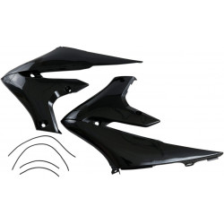 Капаци за радиатор YAMAHA черни UFO PLAST YA04858#001