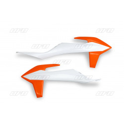 Капак на радиатора SX/SXF 19- оранжево/бяло UFO PLAST KT04092999W Капак на радиатора SX/SXF 19- оранжево/бяло UFO PLAST KT04092999W