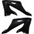 Предпазител за радиатор YZ125/250 22- BK UFO PLAST YA04876#001 thumb