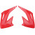 Капаци на радиатора HONDA CR125/250 CRF-RED UFO PLAST HO03689#070 Капаци на радиатора HONDA CR125/250 CRF-RED UFO PLAST HO03689#070 thumb