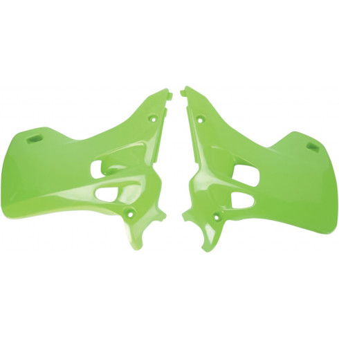 Капаци на радиатора KAWASAKI KX125/250 KX-GREEN UFO PLAST KA02744#026 Капаци на радиатора KAWASAKI KX125/250 KX-GREEN UFO PLAST KA02744#026