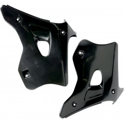 Капаци на радиатор KAWASAKI KX125/250 черни UFO PLAST KA02768#001