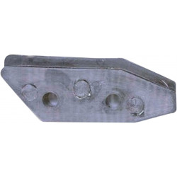 Водачи за верига KAWASAKI KX125/250 черни UFO PLAST KA02752#001