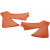 Капаци на радиатора KTM 65SX orange UFO PLAST KT03072#127 Капаци на радиатора KTM 65SX orange UFO PLAST KT03072#127 thumb