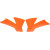 Капаци на радиатора KTM 2/4-STROKE (01-04) оранжеви UFO PLAST KT03065#127 Капаци на радиатора KTM 2/4-STROKE (01-04) оранжеви UFO PLAST KT03065#127 thumb