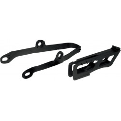 Комплект водач и плъзгач за верига KAWASAKI KXF250/450 черен UFO PLAST KA04710@001 Комплект водач и плъзгач за верига KAWASAKI KXF250/450 черен UFO PLAST KA04710@001