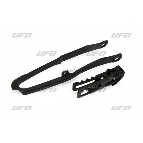 Комплект водач и плъзгач за верига HONDA CRF черен UFO PLAST HO04690@001 Комплект водач и плъзгач за верига HONDA CRF черен UFO PLAST HO04690@001