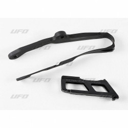 Комплект водач и плъзгач за верига KAWASAKI KXF250 черен UFO PLAST KA04744@001 Комплект водач и плъзгач за верига KAWASAKI KXF250 черен UFO PLAST KA04744@001