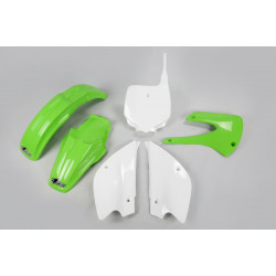 Комплект каросерия KAWASAKI KX80 OEM-цвят UFO PLAST KAKIT206@999 Комплект каросерия KAWASAKI KX80 OEM-цвят UFO PLAST KAKIT206@999