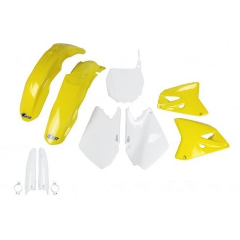 Комплект за тяло SUZUKI RM125/250 OEM-COLOR UFO PLAST SUKIT402F@999 Комплект за тяло SUZUKI RM125/250 OEM-COLOR UFO PLAST SUKIT402F@999