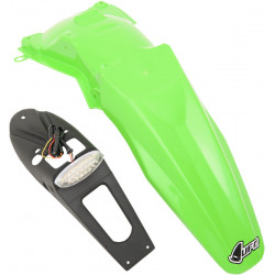 Ендуро заден калник с LED светлина KAWASAKI KLX450R KX-GREEN UFO PLAST KA03791#026