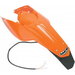 Ендуро заден калник със странични панели и LED-светлина KTM SX/SX-F/EXC оранжев UFO PLAST KT03097#127