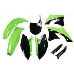 Комплект каросерия KAWASAKI KXF250 OEM-COLOR UFO PLAST KAKIT212F@999 Комплект каросерия KAWASAKI KXF250 OEM-COLOR UFO PLAST KAKIT212F@999