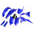 Комплект каросерия YAMAHA YZ250/450F REFLEX-BLUE UFO PLAST YAKIT318F@089 thumb