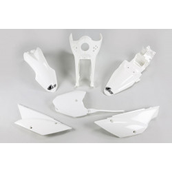 Комплект за тяло KAWASAKI KLX110 бял UFO PLAST KA37003@047