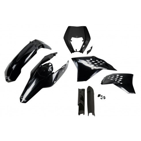 Комплект каросерия KTM EXC черен UFO PLAST KTKIT520F@001 Комплект каросерия KTM EXC черен UFO PLAST KTKIT520F@001