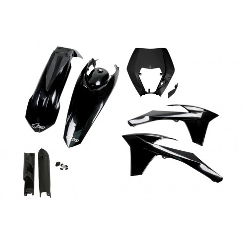 Комплект каросерия KTM EXC черен UFO PLAST KTKIT521F@001 Комплект каросерия KTM EXC черен UFO PLAST KTKIT521F@001
