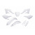 Комплект за тяло YZ125/250 22-25 YZF front style WH UFO PLAST YAKIT335F@046 Комплект за тяло YZ125/250 22-25 YZF front style WH UFO PLAST YAKIT335F@046 thumb