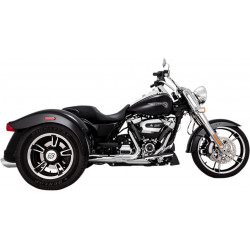 Глушител twin slash round slip-ons chrome VANCE & HINES 16796