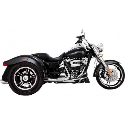 Глушител twin slash round slip-ons chrome VANCE & HINES 16796 Глушител twin slash round slip-ons chrome VANCE & HINES 16796