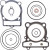Гарнитура за горна част - Yamaha VERTEX 810813 Гарнитура за горна част - Yamaha VERTEX 810813 thumb