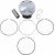 Кован стоманен комплект бутало OEM замяна / BETAMOTOR / KTM / POLARIS / размер стандарт WOSSNER 8581DA thumb