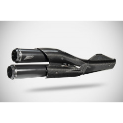 Топ гън slip-on 2in2 пълна изпускателна система E5 ZARD ZHD007S10SCO-B