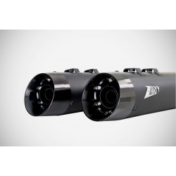 4.33 инча наклонени slip-ons заглушител HD-TOURING черен M8 E5 ZARD ZHD035S10SAO-B