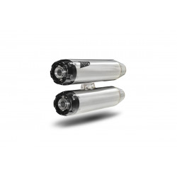 Припокриващи се slip-ons заглушител HD-SOFTAIL M8 SS E4/E5 ZARD ZHD032S10SAO