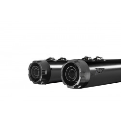 4.5 инча slip-ons ауспух от неръждаема стомана черен хомологиран ZARD ZHD031S10SAO-B