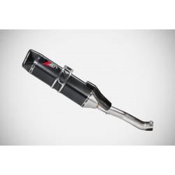 Изпускателна система Slip-On E5 SS черна с карбонова капачка за HD-PAN AMERICA ZARD ZHD001S10SCO-B