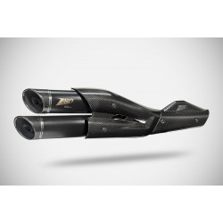 Gt slip-on 2in2 full exhaust system E5 ZARD ZHD006S10SCO-B