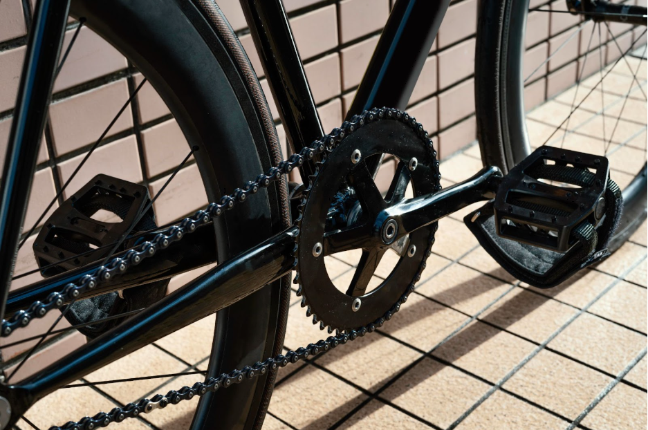 близък кадър на колело