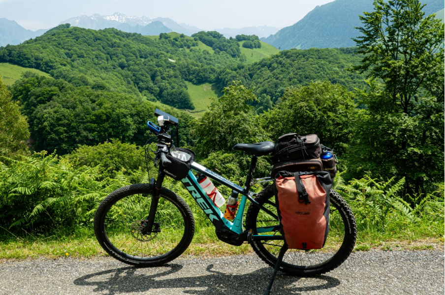 байк сред природата
