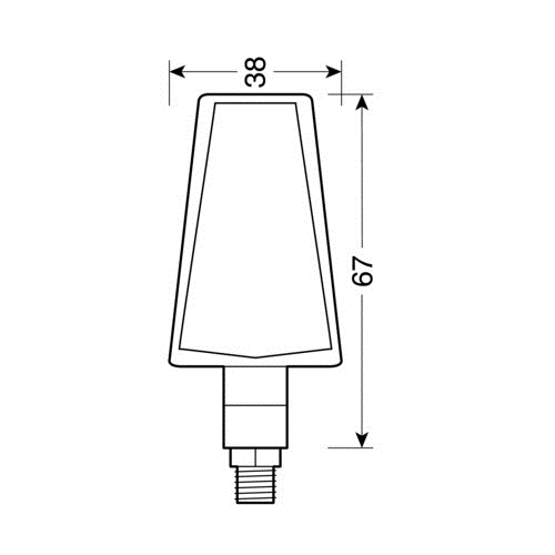 LED мигачи DUKE BLACK – 90076 — снимка 2