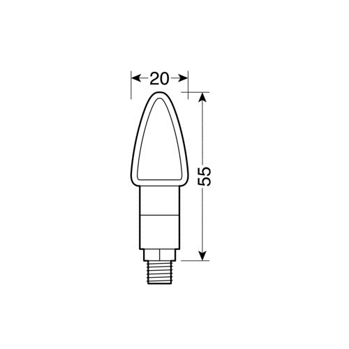 LED мигачи ATOM BLACK – 90101 — снимка 2