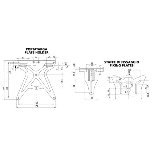 Стойка за номер – AERO-X 90146 — снимка 4