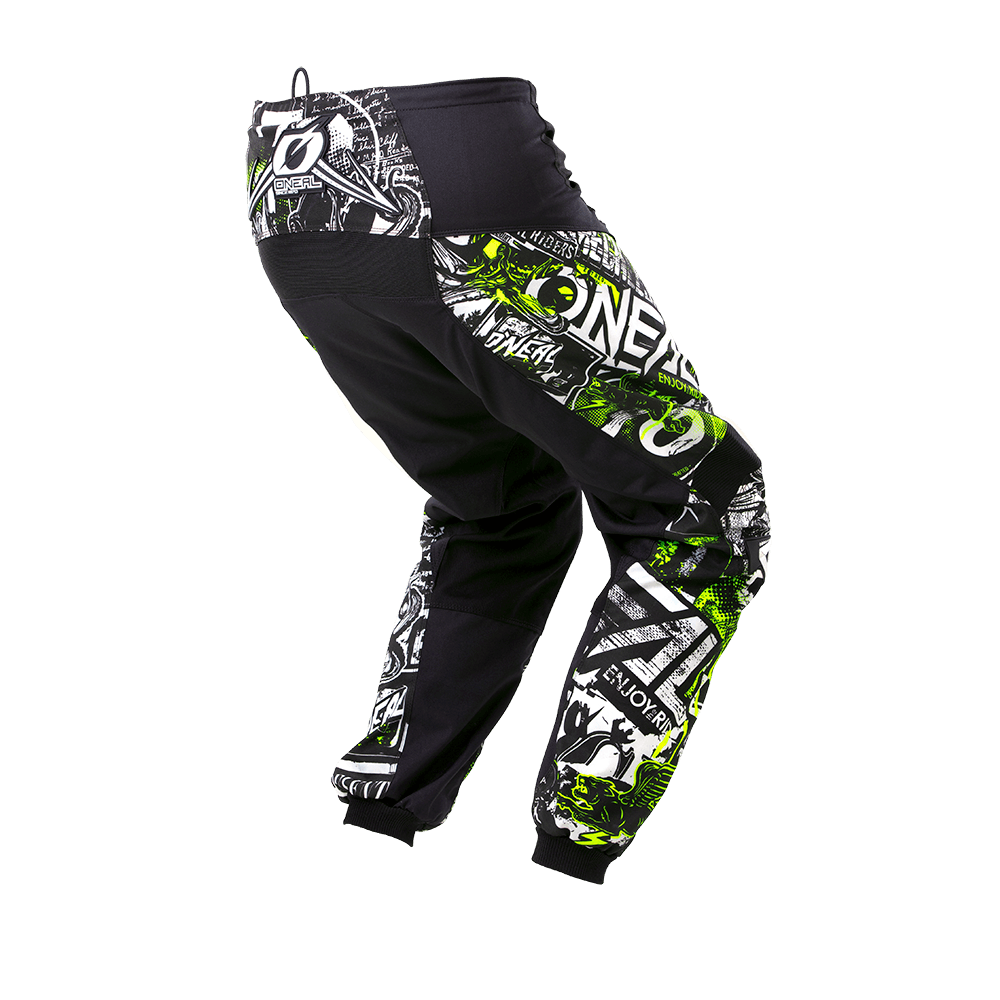 Детски мотокрос брич O'NEAL ELEMENT ATTACK BLACK/HI-VIZ 2020 — снимка 2