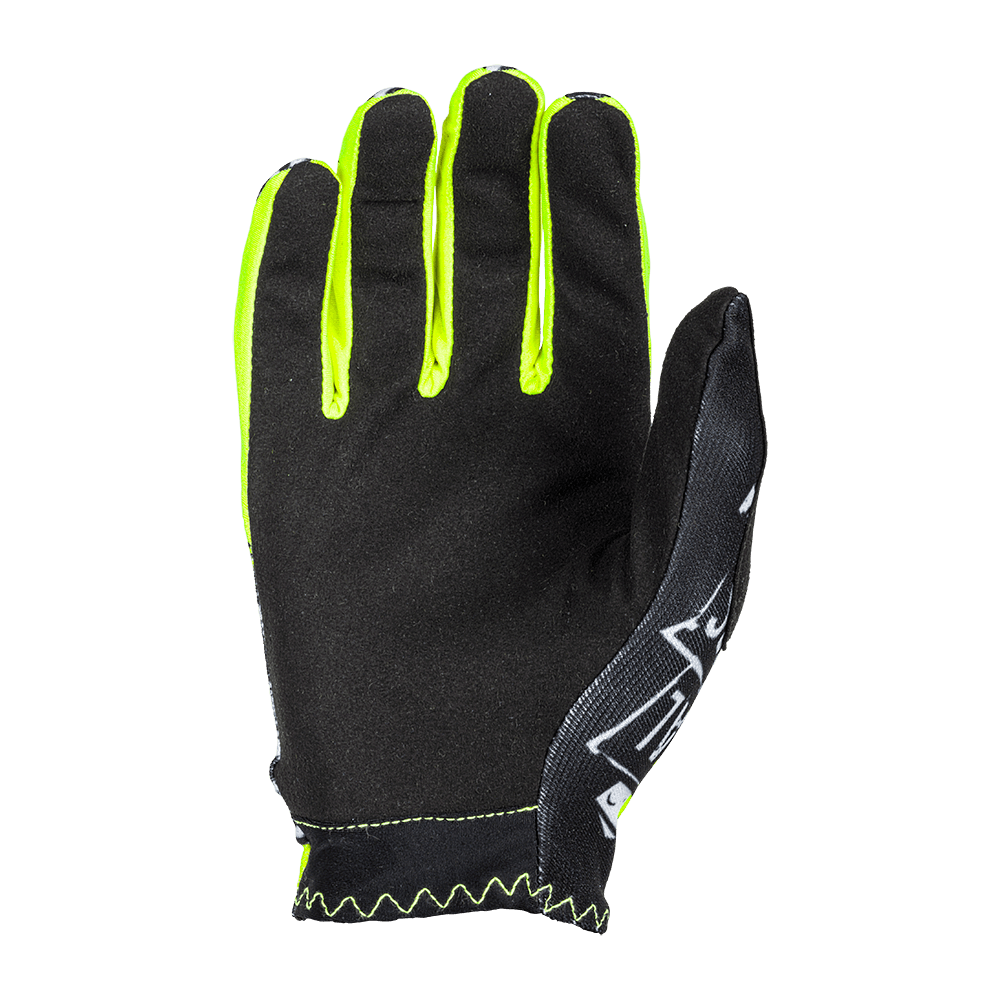 Детски мотокрос ръкавици O'NEAL MATRIX ATTACK BLACK/HI-VIZ — снимка 3