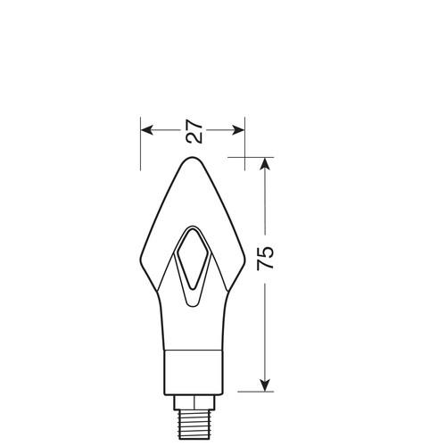 LED мото мигачи LUM 90470 — снимка 2